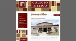 Desktop Screenshot of colegiobiblico.net